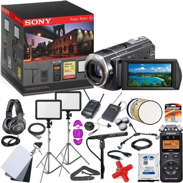 Sony HDR-CX520V Camcorder Kit Advanced Video Maker Kit Sony HDR-CX520V Camcorder Kit Advanced Video Maker Kit