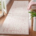 thumbnail image 2 of SAFAVIEH Metro Joshua Medallion Runner Rug, Pink/Ivory, 2'3" x 9', 2 of 8