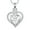 F, variant on Cremation Jewelry Heart Urn Necklace for Women Birthstone Memorial Jewelry Pendant for Ashes for Human Pet