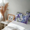 thumbnail image 6 of Lumbar Pillow Covers 20x12 Inch Set of 2, Spring Flowers Waterproof Outdoor Pillow Covers, Purple Hydrangea Orchid Floral Country Decorative Cushion Pillowcases for Couch, Sofa, Bed, Garden, Patio, 6 of 9