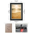 thumbnail image 6 of DECORARTS - Sand Writing Personalized Artwork with Names and Date, Customized Gifts for the Wedding Anniversary. Ready to hang framed art, Framed size: 15.25 x 21.25", 6 of 6