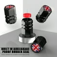 thumbnail image 2 of Union Flag 4-Piece Corrosion-Resistant Tire Valve Stem Caps for Trucks, Motorcycles, SUVs, and Bikes, 2 of 5
