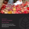 thumbnail image 2 of Yard Butler World’s Greatest Rake 8” Wide Shrub Rake, ILT-8 - High Quality Garden Rake for Lawncare - Convenient Garden Cleaning Accessory - Lightweight Wooden Handle - Steel Tines - Easy to Maneuver, 2 of 7