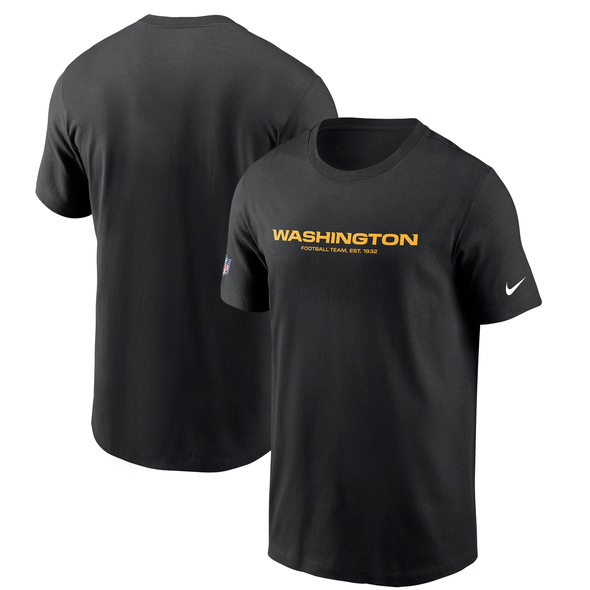 Men's Nike Black Washington Football 