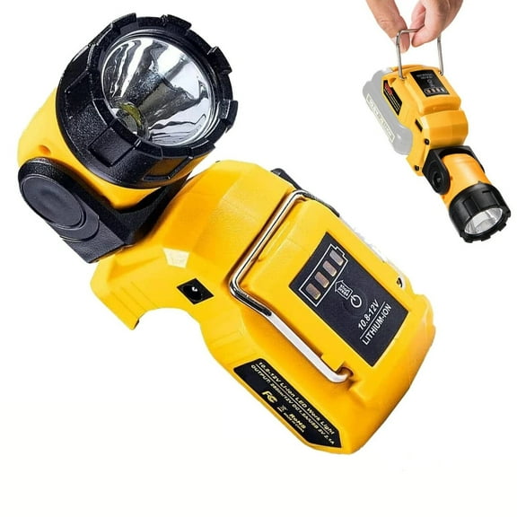 LED Work Light Electric Spotlight Flashlight For DeWalt 12V MAX Li-Ion Battery
