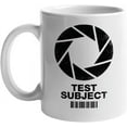 thumbnail image 2 of Aperture Test Subject Portal Logo White Mug Novelty Mug 11 Oz Coffee Tea Funny For Women Men Ceramic White Great Gift Idea Cup, 2 of 5
