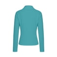 thumbnail image 3 of Oksale Plus Size Workout Jackets for Woman Sun Protection Zip Up Jacket Long Sleeve Shirts for Athletic Sports Hiking Sky Blue 2XL, 3 of 6