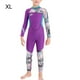 thumbnail image 2 of Pantalones largos de manga larga de manga larga de gran a prueba de frío Rash Guards Mantener los trajes de snorkel de anti-state caliente para niños Púrpura XL 2.5mm Vogacara OD003677-04, 2 of 7