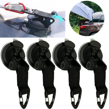 

4 Pack Suction Cup Anchor Fixing Hooks Awning Pool Tarp Tent Fixing Hooks