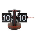 thumbnail image 4 of Retro Flip Down Clock, Flip Desk Clock, Vintage Design Auto Flip Mechanical Gear Table Clock, Large Number, Battery Powered, for Home, Office, 4 of 7