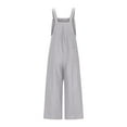 thumbnail image 4 of LIaqionyy Girls Sleeveless Casual Jumpsuits Lightweight Breathable Rompers Wide Leg Loose Bib Overalls with Pockets, 4 of 5