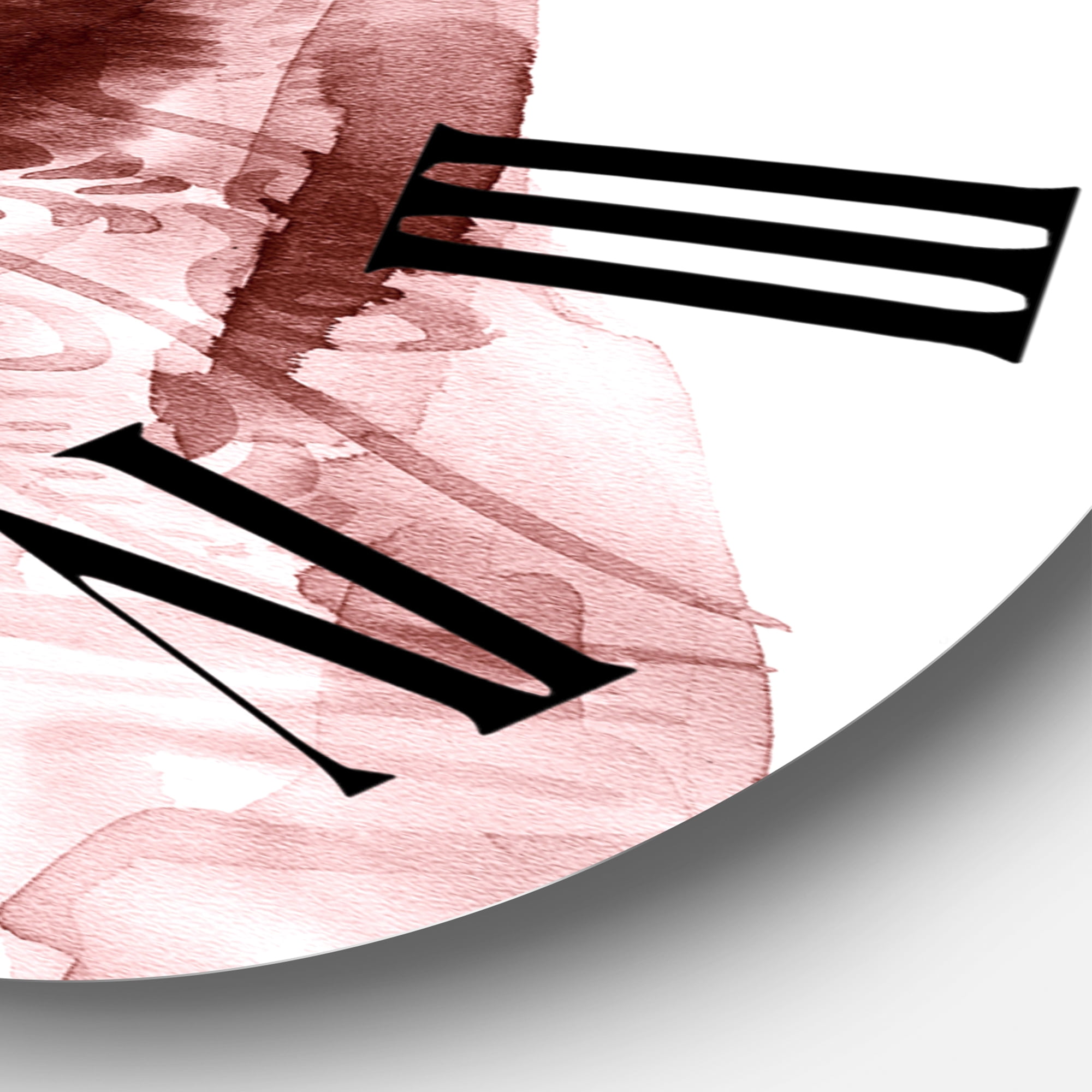 Designart 1 in Modern,Contemporary Wall Clock