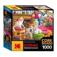 thumbnail image 3 of Kodak Premium 1000-Piece Kittens by the Fireplace Cork Interlocking Adult Jigsaw Puzzle, 3 of 5