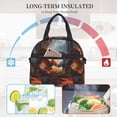 thumbnail image 4 of Disketp Lava Dragon Lonchera Térmica para Mujer y Hombre, Bolsa de Almuerzo Reutilizable e Impermeable para Trabajo, Viajes y Picnic, 4 of 7