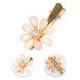 thumbnail image 3 of 4 Piezas de Clips para el Cabello de Moda con Mariposas y Flores para Niñas en Tonos Dorados, Morados, Azules y Rosas, 3 of 3