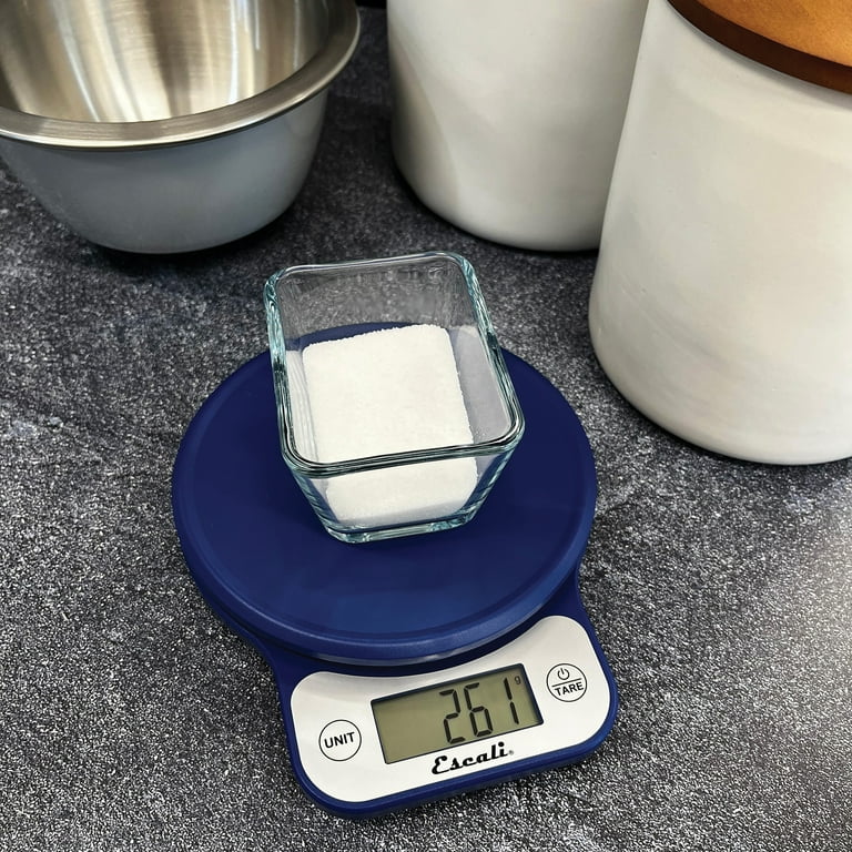 Escali Telero Digital Kitchen Scale - 13.2 lb. Capacity - Blue - T136U