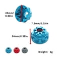 thumbnail image 2 of Baohd RCGOFOLLOW Aluminum Alloy Powerfulerential Gear Box Rc Powerfulerential Gear Box For 1/10 Trx4 Trx6 RC Car Part Titanium, 2 of 3