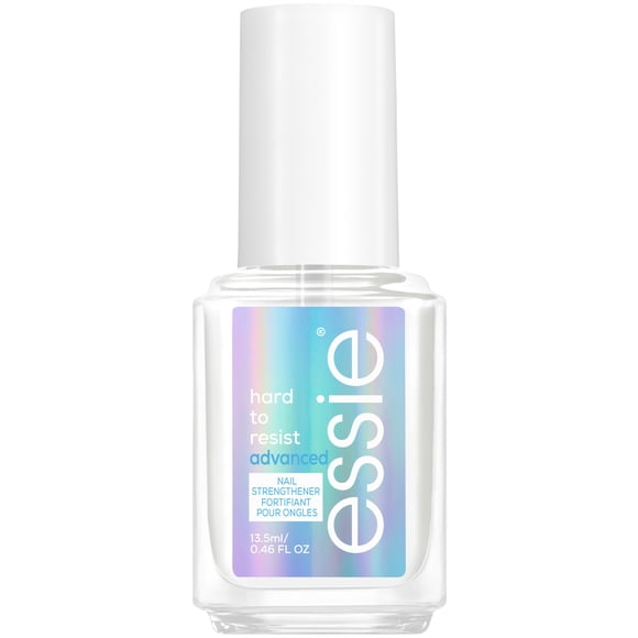 Essie Care Hard To Resist Advanced Nail Strengthener, 8-Free Vegan formula, formulated with Ms Technology, Clear, 13.5 ml