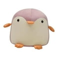 thumbnail image 4 of Penguin Footstool Footrest Stool Sofa Footrest cartoon with Padded Seat Shoe Changing Stool for Bedroom Home Living Room Entryway Children Pink, 4 of 8
