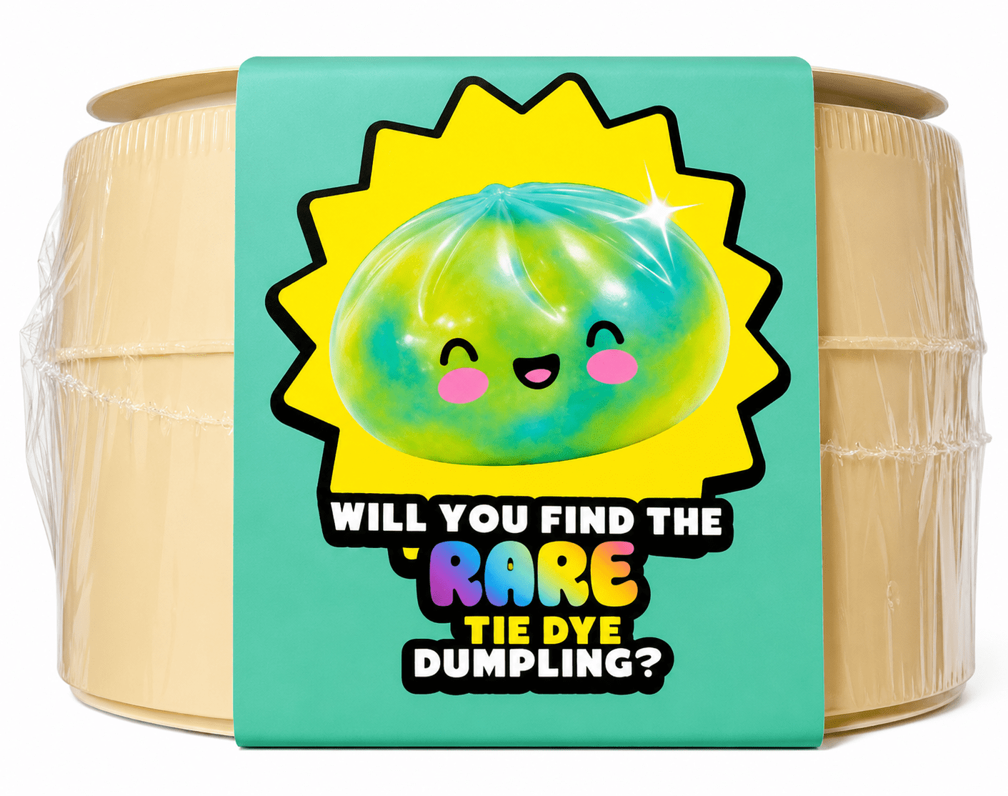 RMS Crazy Fun Mystery Squishy Tie Dye Dumpling Stress Ball, 1pc