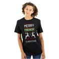 thumbnail image 3 of Ugly Merry Freakin Christmas Pattern Graphic T Shirt Men or Women Brisco Brands S, 3 of 6