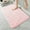 Light Pink, variant on FAMTKT Foam Bath Mat Sets, 2 Piece 2 Piece Bathroom Rug Sets, Bath Mat Toilet Mat Soft Absorbent Thick Rug Non-Slip Bath Mats for Bathroom Floor Mat
