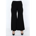 thumbnail image 2 of PLNA8200 - Women's Casual Comfy Wide Leg Palazzo Lounge Pants (S~4XL), 2 of 27
