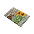 thumbnail image 3 of Autua Diatom Mud Mats Non-Slip Sunflowers Bath Rug Home Decor 24x16in, 3 of 5