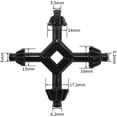 thumbnail image 3 of Multi-function chuck key, universal chuck key for most drill bits and tools 4 in 1 portable drill tool to tighten and loosen chuck 2pcs, 3 of 5