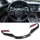 thumbnail image 5 of Decoración de la Cubierta de la Etiqueta engomada del Ajuste del Volante Fibra de Carbono Ormromra para Jaguar XF/F-Pace 2016-2019, 5 of 8