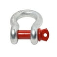 thumbnail image 3 of 2x 7/8" Bow Shackle D-Ring Zinc Plated w Red 1" Clevis Screw Pin 14000 lbs Tow, 3 of 7