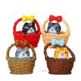 thumbnail image 5 of Mini Gatos Adornos Artesanía Micro Paisaje Jardín, Decoraciones Pastel 4 Piezas TUNC Sencillez, 5 of 5