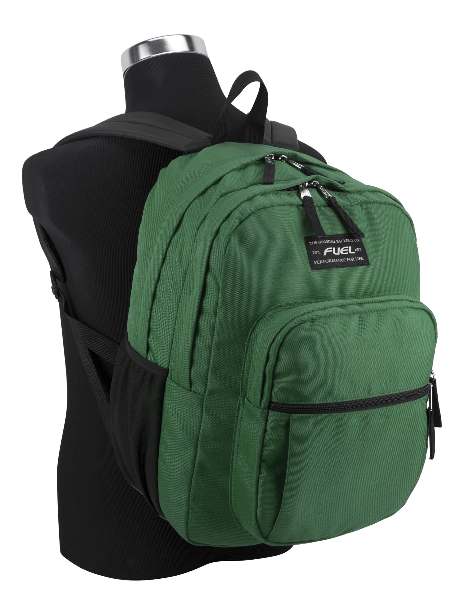 Fuel Unisex Legacy Deluxe Classic Backpack, Green