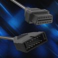 thumbnail image 2 of 12pin to OBD1/OBD2 Adapter Cable 16 Pin Connector Auto Accessories Lightweight, 2 of 5