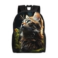 thumbnail image 1 of Balery Realistic Style Cute Cat Mochila - Mochila Estilosa y Duradera para Laptop de 15 Pulgadas con Tela Oxford Impermeable, 1 of 8