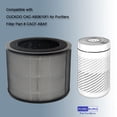 thumbnail image 2 of PUREBURG Replacement Filter Compatible with CUCKOO CAC-AB0610FI Air Purifiers, 2-Pack H13 True HEPA 3-Stage Filtration Air Clean VOCs Odor, 2 of 7