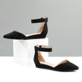 thumbnail image 4 of Zapatos DREAM PAIRS AMIGA Mujer Cuña Baja Negra 2.5 cm, 4 of 7