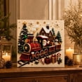thumbnail image 5 of 3D Christmas Wall Decor Set 30"x30" DIY Pearl Painting, Festive Diamond Art Kit for Home Holiday Craft Gift - B, 5 of 5