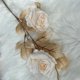 thumbnail image 3 of 8 flores artificiales de rosas artificiales de seda con tallos, utilizadas para bricolaje, ramo de boda, centro de mesa, decoración del hogar y al aire libre (color champán) Sincero Electrónica, 3 of 5