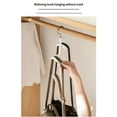 thumbnail image 6 of Space Saving Rotating Closets Hook Systems 4 Hanger Design For Bag Storage Accessories Organization 22LB Capacity, 6 of 9