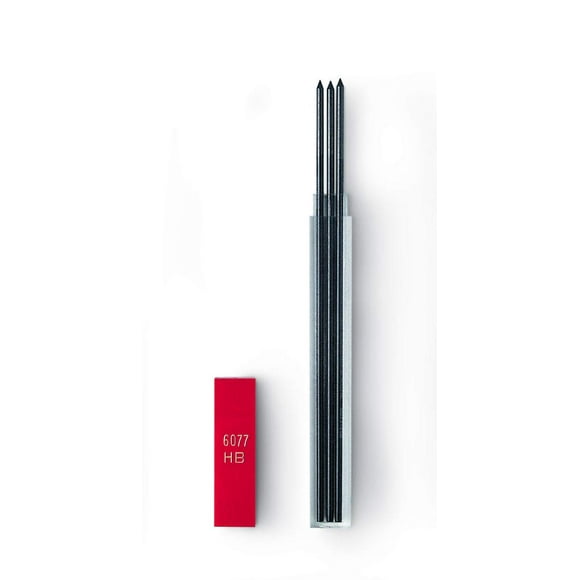 Caran d'Ache 6077.450 Technograph Graphite Leads - HB - Pack of 3 - Diameter 2 mm