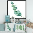 thumbnail image 3 of Designart 'Young Eucalyptus Branches and Leaves II' Traditional Framed Art Print, 3 of 4