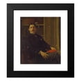 thumbnail image 2 of Kenyon Cox 15x17 Black Modern Framed Museum Art Print Titled - Portrait of Mr. Wiley (1894), 2 of 5