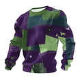 thumbnail image 3 of Men's Printed Ethnic Round Neck Long Sleeve Casual Shirt for Street Style, 3 of 3