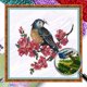 thumbnail image 1 of Kit Punto Cruz Pájaro Impreso Con Cuentas Bordado Parcial Artística para El 9CT 39x39cm, 1 of 9