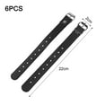 thumbnail image 3 of 6pcs Bicycle Basket Strap Adjustable Leather Bike Basket Straps For Fixing Most Bicycle Front Handlebar Baskets Cycling Access, 3 of 10