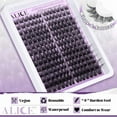 thumbnail image 6 of ALICE Lash Clusters Wispy Eyelash Clusters 168pcs 10-18mm Cluster Eyelash Extensions Natural Volume Lash Extensions DIY Individual Lashes Clusters with Soft Thin Band, 6 of 10