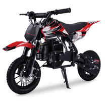 SAY YEAH 50cc dirt bike, Perfect Starter Kids Dirt Bike for adventure,Sturdy Gas Dirt Bike for Kids,Red