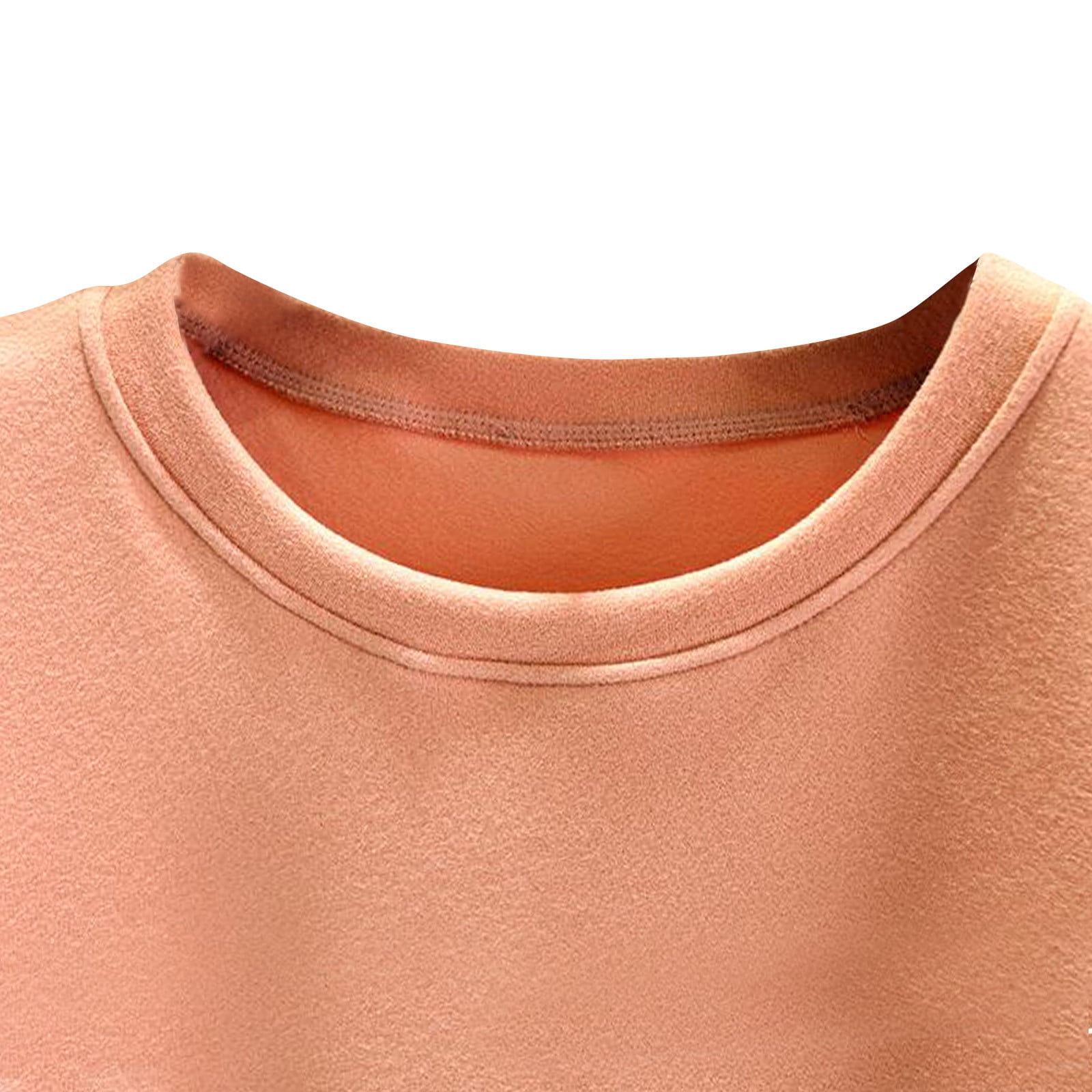 BONIXOOM Womens Christmas Pajamas Thanksgiving Pajamas Sleepwear None Long Sleeve Sleepwear Sets Solid Pink L