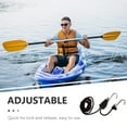 thumbnail image 4 of CIMAXIC 2 PCS Pulley Ratchets Kayak and Canoe Boat Bow and Stern Rope Lock Tie Down Strap 1/4 Inch Heavy Duty Adjustable Rope Hanger 136KG Weight Capacity,78.74"X1.97"X0.79", 4 of 5